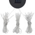 Cenador mosquitera y tira luz LED antracita 3x3x2,73m 180