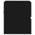 Mueble con lavabo negro madera