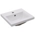 Mueble con lavabo negro madera