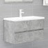 Mueble con lavabo madera de ingeniería gris