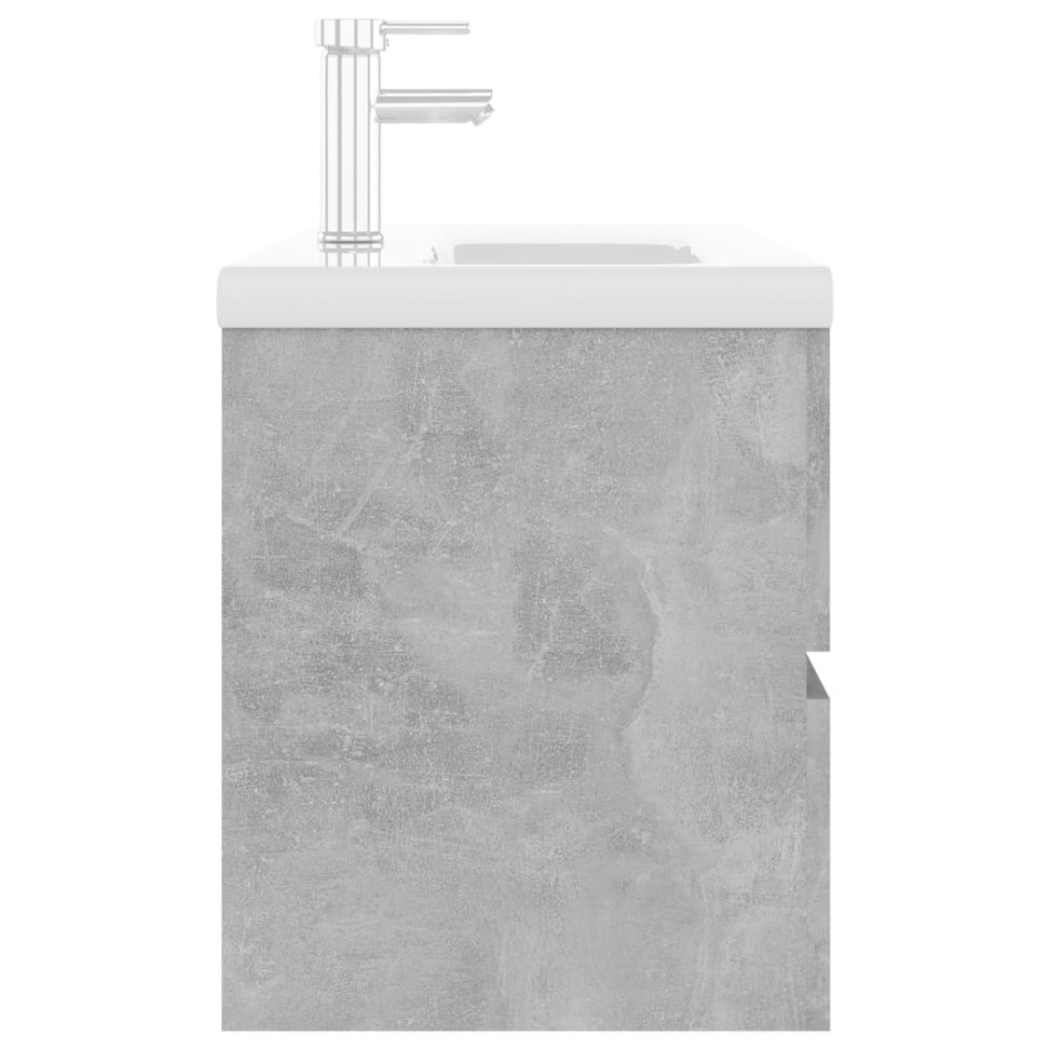 Mueble con lavabo madera de ingeniería gris