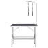 Mesa de aseo ajustable para perros con 2 lazos y