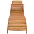 Tumbonas 2 unidades con cojines madera maciza de