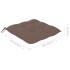 Sillas comedor de jardín y cojines 6 uds madera maciza