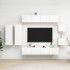 Set de mueble para TV de 8 piezas madera de ingeniería
