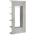 Muebles de recibidor 2 uds madera contrachapada gris