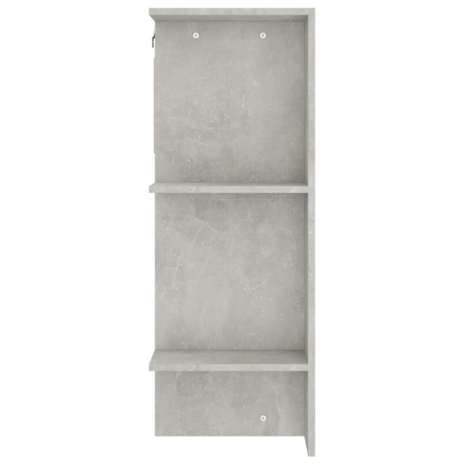 Muebles de recibidor 2 uds madera contrachapada gris