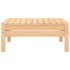Juego de muebles de jardín 6 piezas madera maciza de