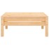 Juego de muebles de jardín 3 piezas madera maciza de