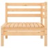 Muebles de jardín 6 piezas madera maciza de