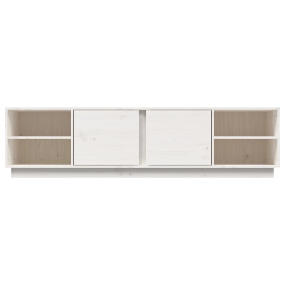 Mueble de TV madera maciza de pino blanco 156x40x40