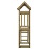 Parque infantil de madera pino impregnada 52,5x110,5x214