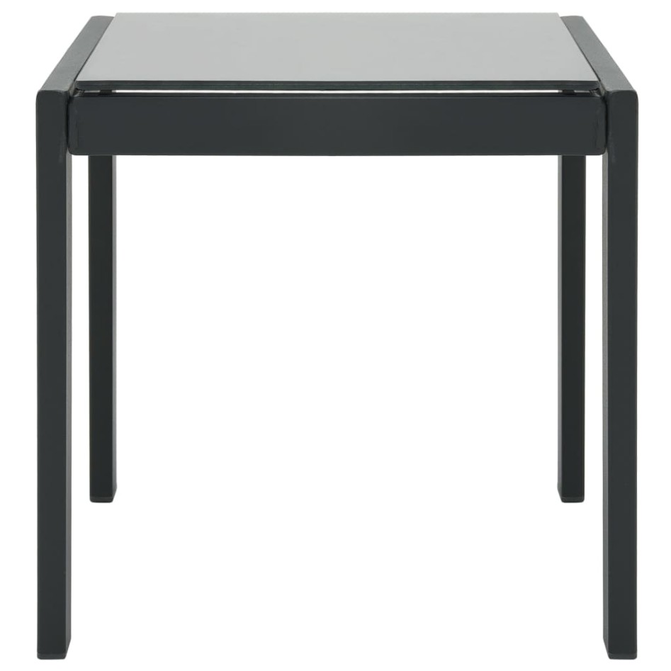 Tumbonas con mesa 2 unidades textilene y