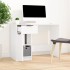 Escritorio de madera contrachapada blanco 100x50x75