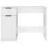 Escritorio de madera contrachapada blanco 100x50x75