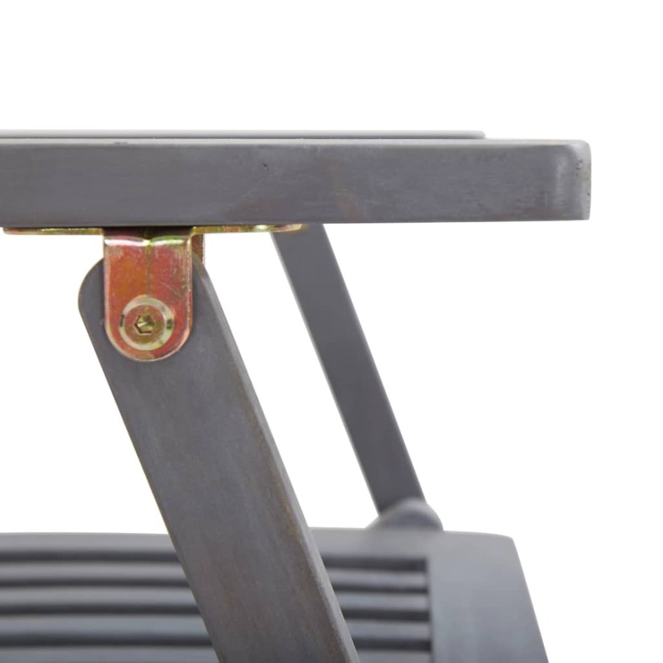 Sillas de jardín plegables 2 unidades madera maciza de