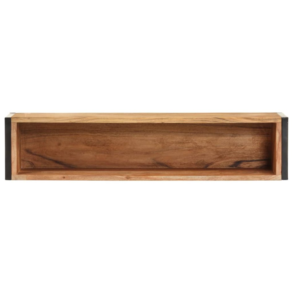 Jardinera de madera maciza de acacia 90x20x68