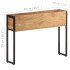 Jardinera de madera maciza de acacia 90x20x68