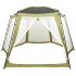 Carpa para piscina de tela verde 500x433x250