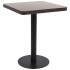 Mesa de jardín bistró MDF marrón oscuro 60x60