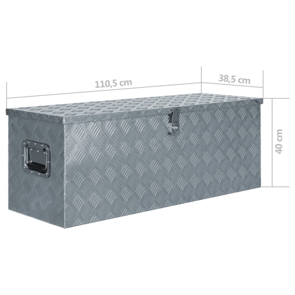 Caja de aluminio 110,5x38,5x40 cm