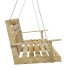 Banco columpio madera de pino impregnada 155x65x60