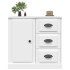 Aparador de madera contrachapada blanco 70x35,5x67,5