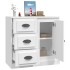 Aparador de madera contrachapada blanco 70x35,5x67,5
