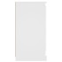 Aparador de madera contrachapada blanco 70x35,5x67,5