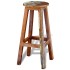Taburete de bar madera maciza