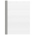 Malla mosquitera de acero inoxidable plateada 100x2000