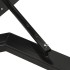 Quitanieves para carretilla elevadora negro 150x38