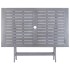 Mesa plegable de jardín madera maciza de acacia 120x70x75