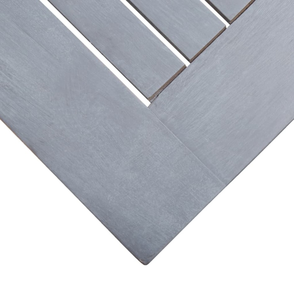 Mesa plegable de jardín madera maciza de acacia 120x70x75