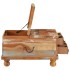 Mesa de centro de madera maciza reciclada 70x70x38