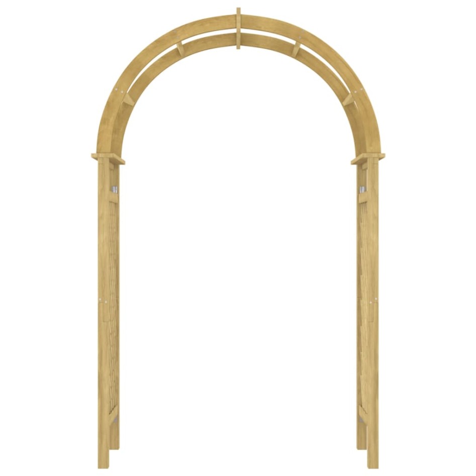 Arco con enrejado madera maciza impregnada 141x97x243