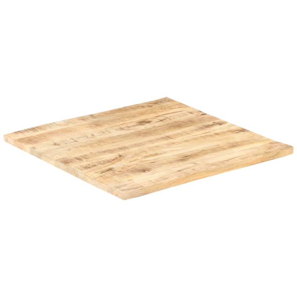 Superficie de mesa madera maciza de mango 25-27 mm 70x70