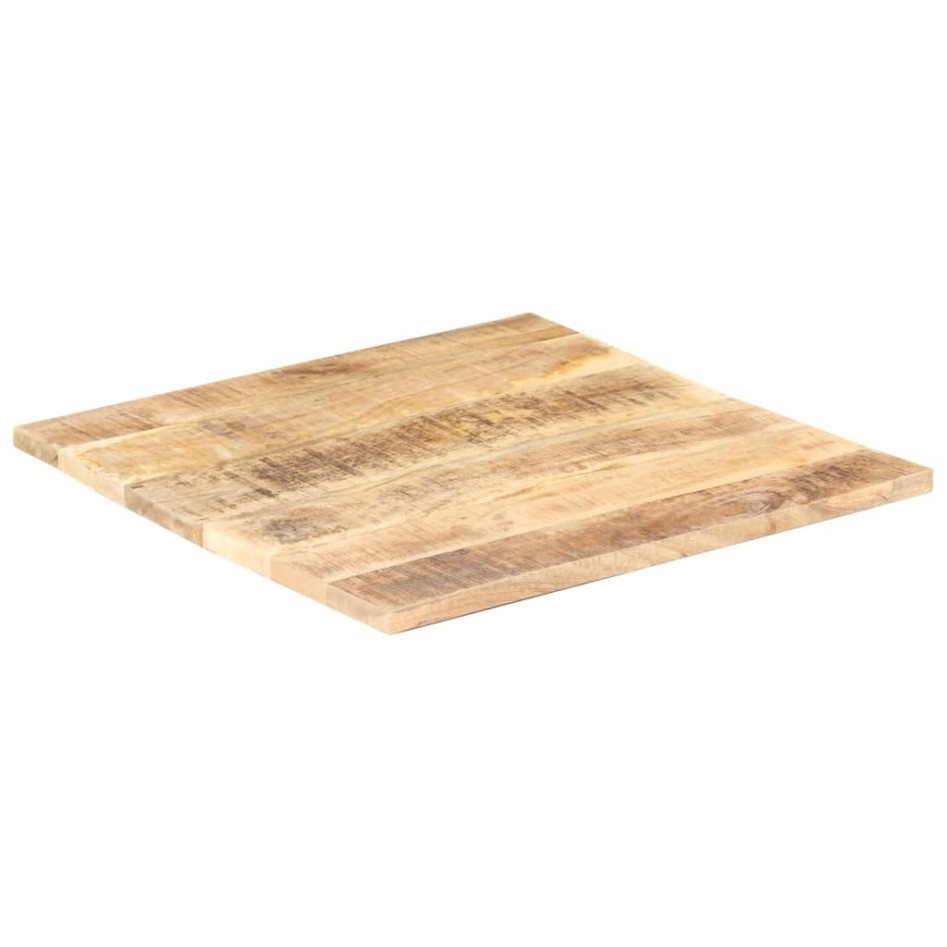Superficie de mesa madera maciza de mango 25-27 mm 70x70