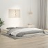 Estructura de cama sin colchón madera maciza de pino 160x200
