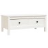 Mesa de centro de madera maciza de pino blanco 100x50x40