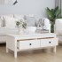 Mesa de centro de madera maciza de pino blanco 100x50x40