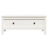 Mesa de centro de madera maciza de pino blanco 100x50x40