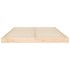 Estructura de cama sin colchón madera de pino maciza 120x200
