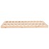 Estructura de cama sin colchón madera de pino maciza 120x200