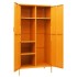 Armario de acero amarillo mostaza 90x50x180