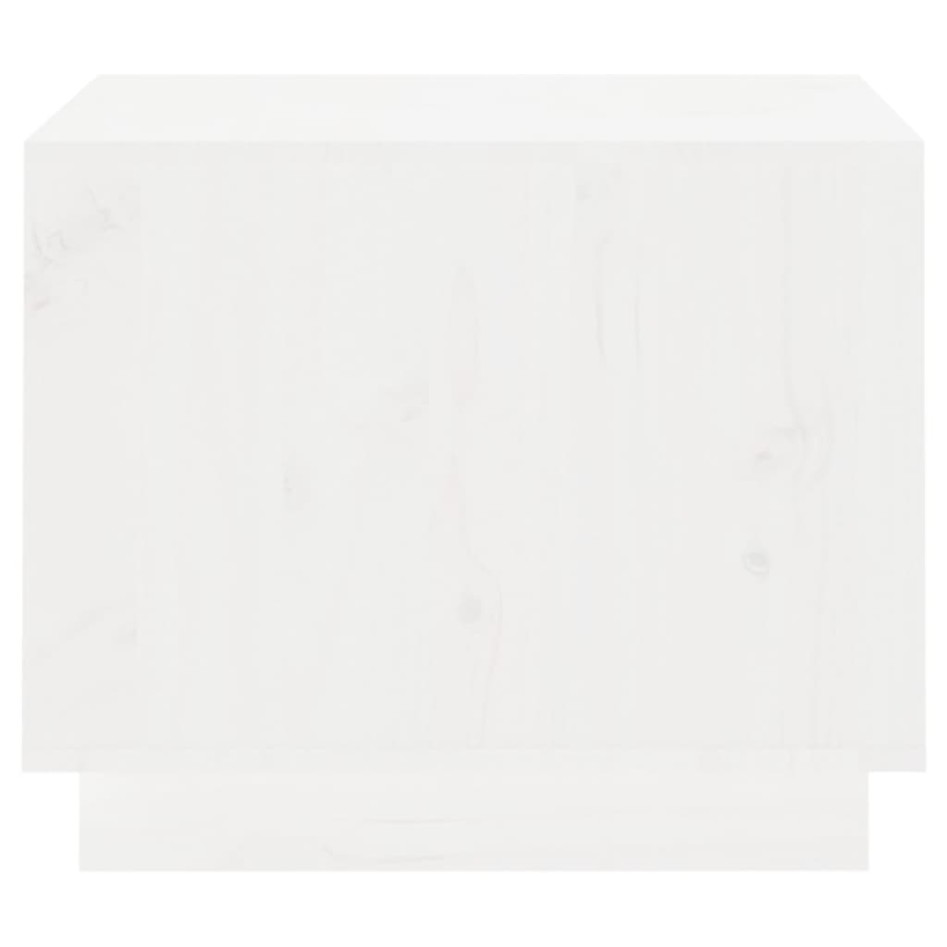 Mesa de centro madera maciza de pino blanco 120x50x40,5