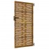 Puerta de jardín acero corten diseño cuadrado 85x175
