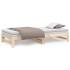 Sofá cama extraíble madera maciza de pino 2x(80x200)