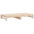 Sofá cama extraíble madera maciza de pino 2x(80x200)