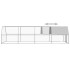 Jaula gallinero de exterior de acero galvanizado 3x8x2
